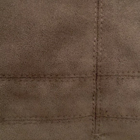 Grey Faux Suede Boxy Top by Willam B - Picture 3 of 4